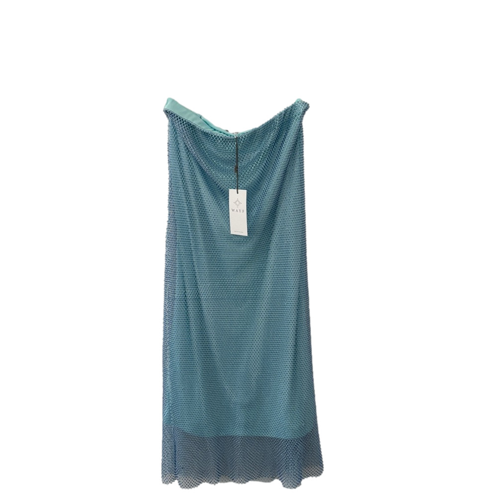 Wayf Blue Midi Skirt